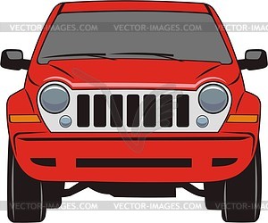 Jeep Cherokee   Vector Clipart