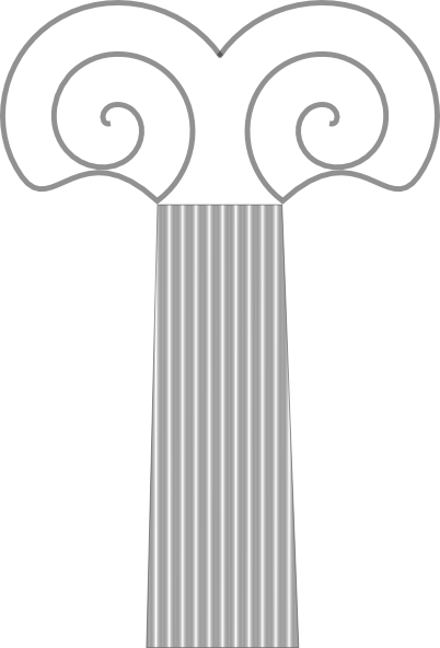 Neoionic Column Clip Art  Neoionic Column   By  Ocal 5 0 10 4 Votes