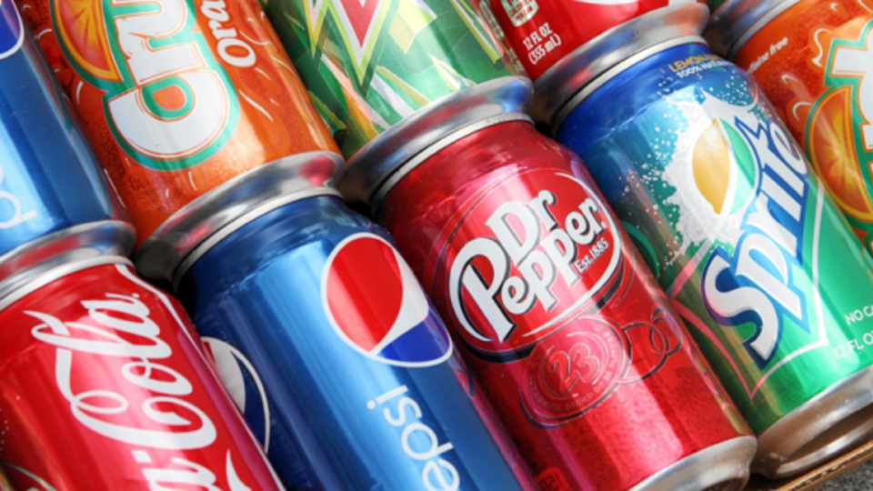 Pop Cans Tax On Sugary Drinks