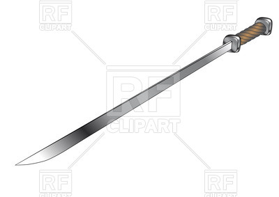 Samurai Sword Download Royalty Free Vector Clipart  Eps