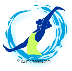 Synchro Solo Swimming Clipart  Page Two