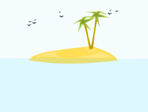 Tropical Island Clip Art At Clker Com   Vector Clip Art Online