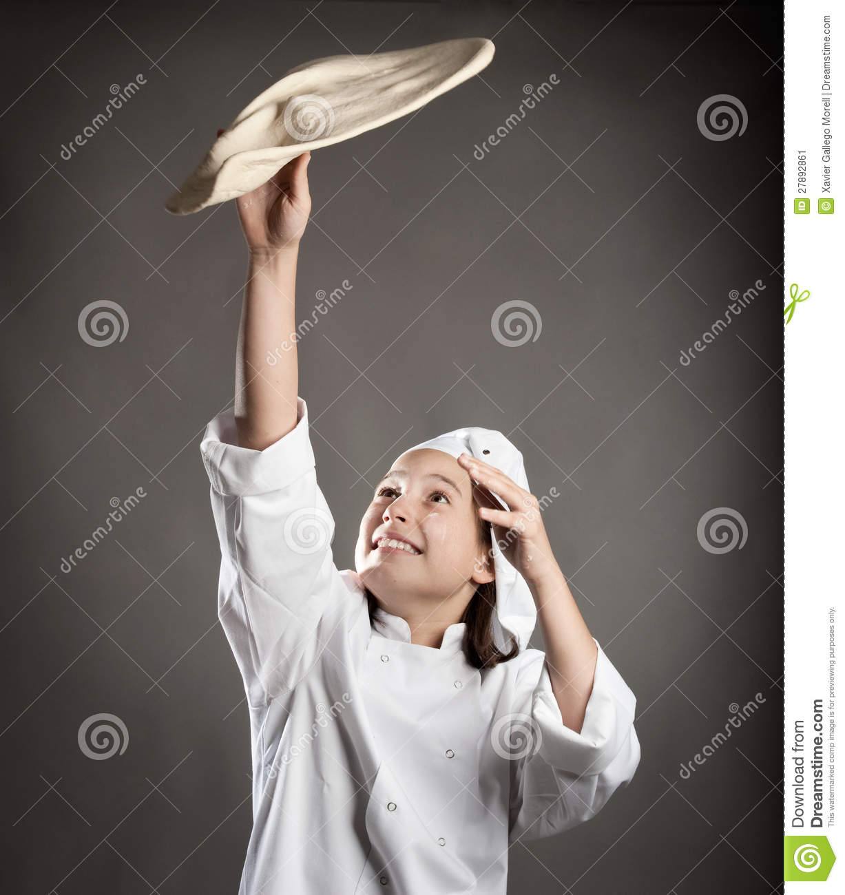 Chef Working The Dough Stock Image   Image  27892861