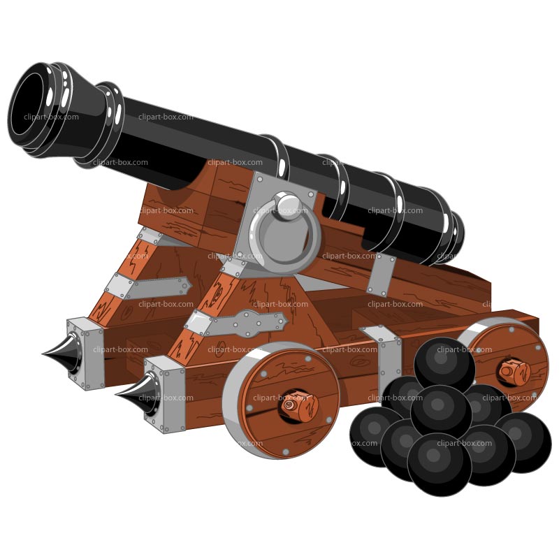 Clipart Pirate Cannon   Royalty Free Vector Design