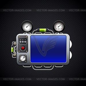 Control Panel   Vector Clipart