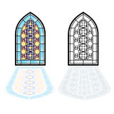 Gothic Windows  Vintage Frames  Church Stained Glass Windows Royalty