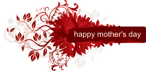 Happy Mothers Day Frame Vector Graphic   Flowers Nature Leaves    