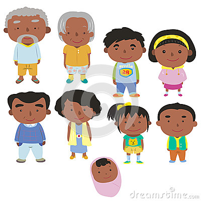 Hispanic Families Clipart Cartoon Family Icon 28022463 Jpg
