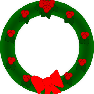 Holiday Wreath Clipart Vector Clip Art Online Royalty Free Design    