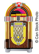 Jukebox Vector Clipart And Illustrations