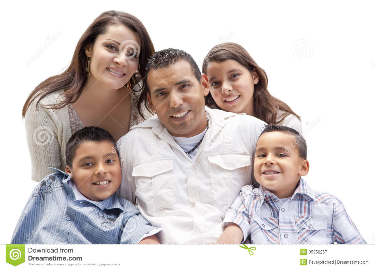 Latino Family Clipart Attractive Hispanic Family