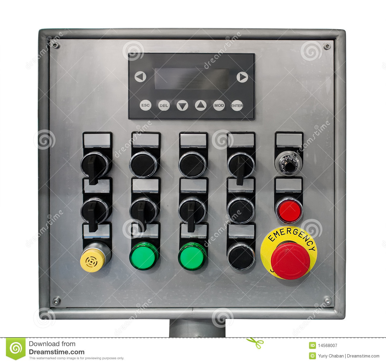 Modern Industrial Control Panel Royalty Free Stock Photography   Image    