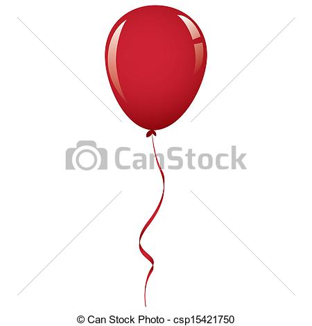 Of Velvet Red Balloon Ribbon Csp15421750   Search Clipart    