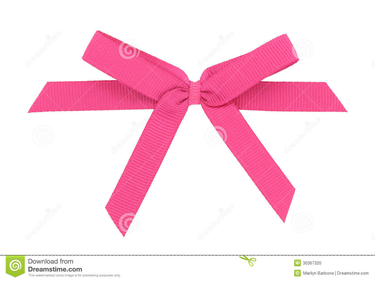 Pink Bow Stock Photo   Image  30367320