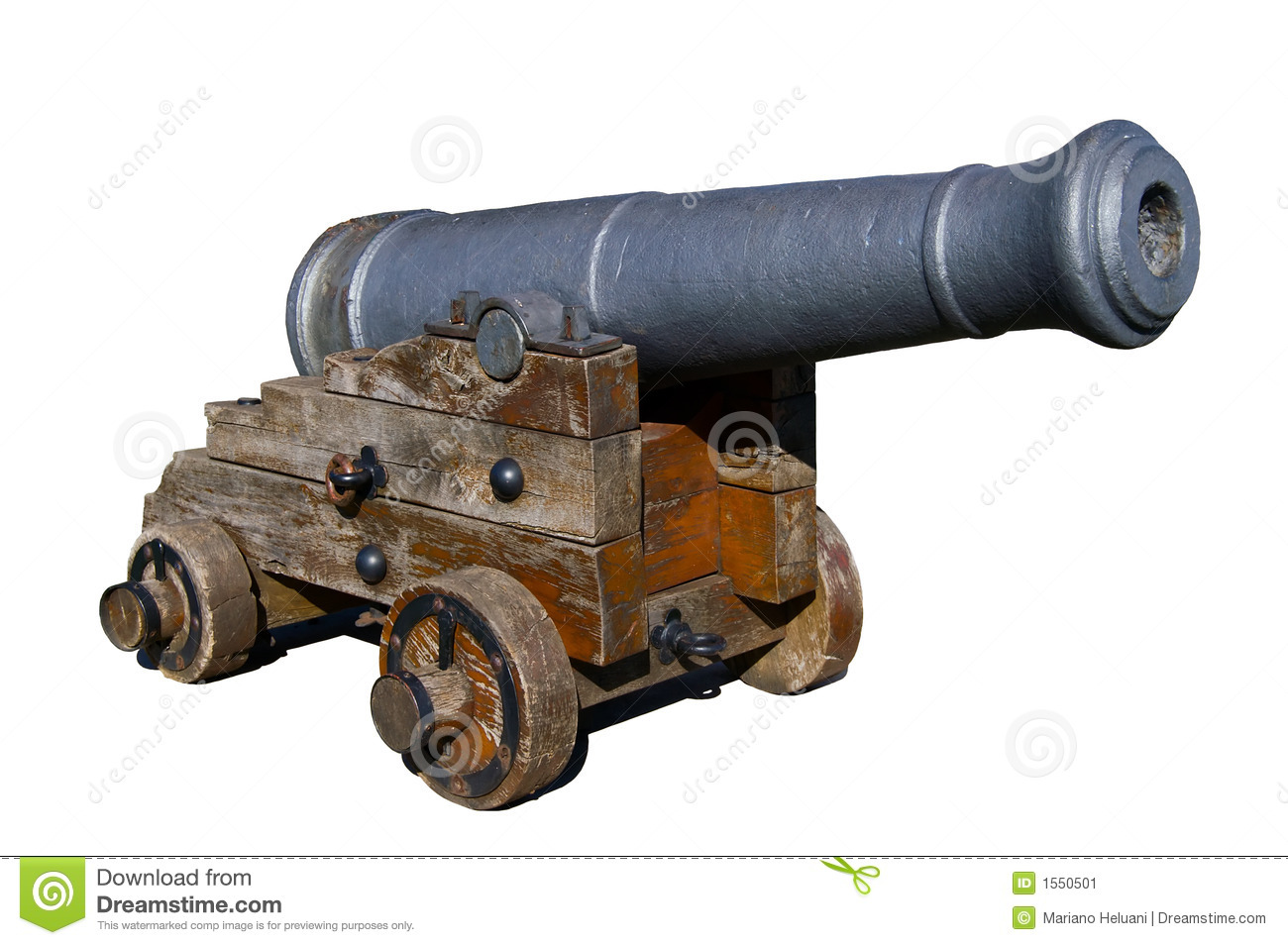 Pirate Cannon Clipart Old Spanish Cannon Isolated On