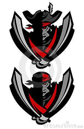 Raider Pirate Mascot Logo Stock Photo   Image  17589540