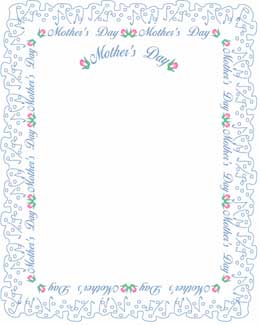 Scrapbook Pages Graduation Mother S Day Page Frame  Roses Clip Art