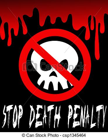 Stock Illustration   Stop Death Penalty   Stock Illustration Royalty