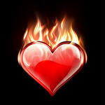 Burning Heart Vector Graphics   Clipart Me