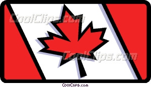 Canadian Flag Vector Clip Art