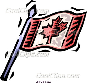 Canadian Flag Vector Clip Art