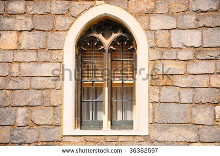 Castle Windows Clipart Castle Window   Stock Photo