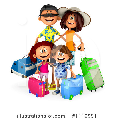 Family Travel Clip Art