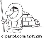 Igloo Outline Clipart