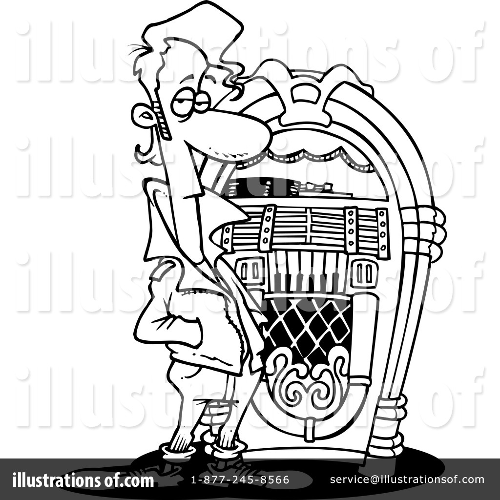 Jukebox Clipart  438068 By Ron Leishman   Royalty Free  Rf  Stock    