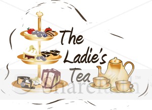 Ladies Tea Clipart   Women S Ministry Word Art
