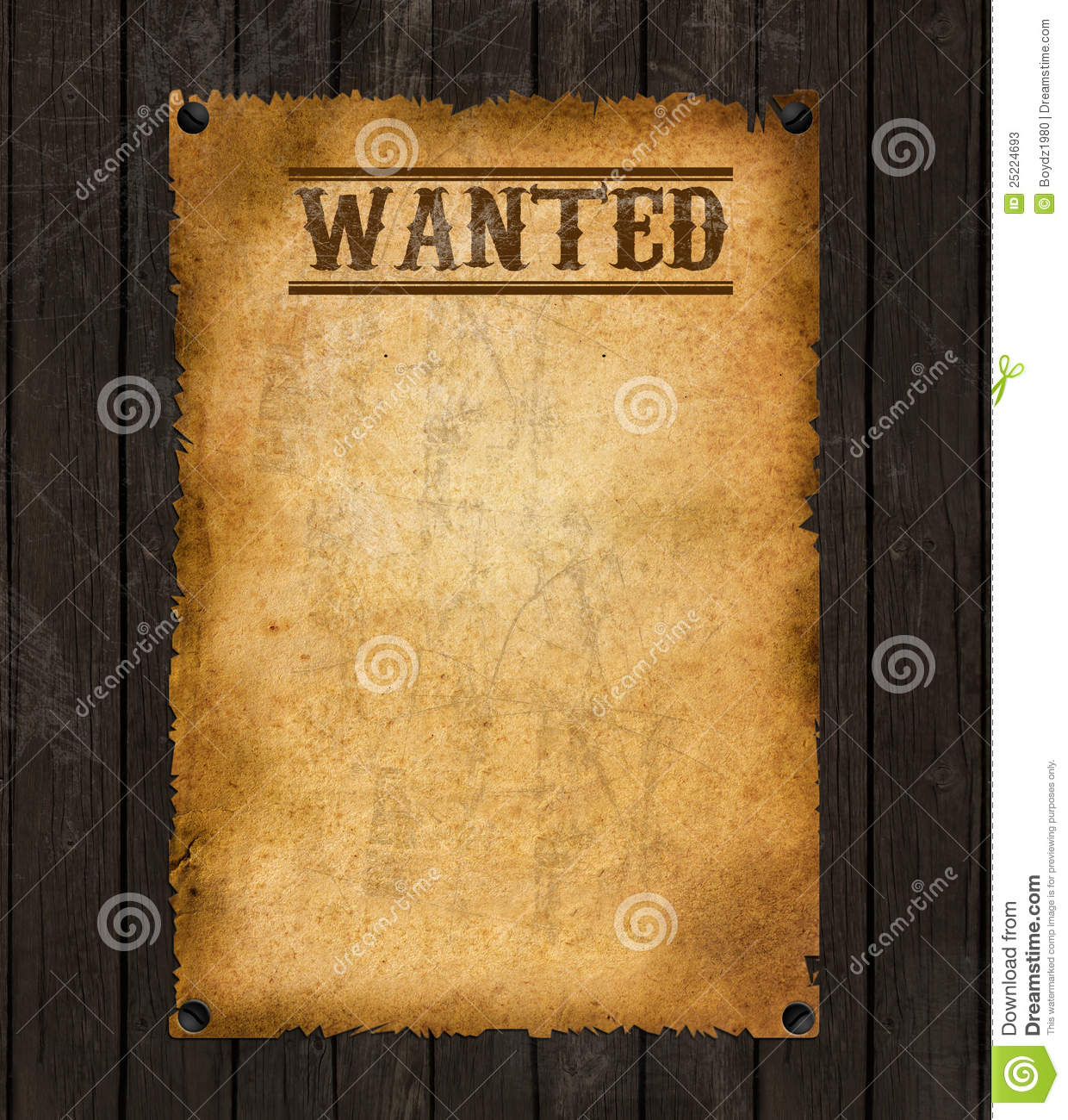 Old Western Wanted Poster Stock Photos   Image  25224693
