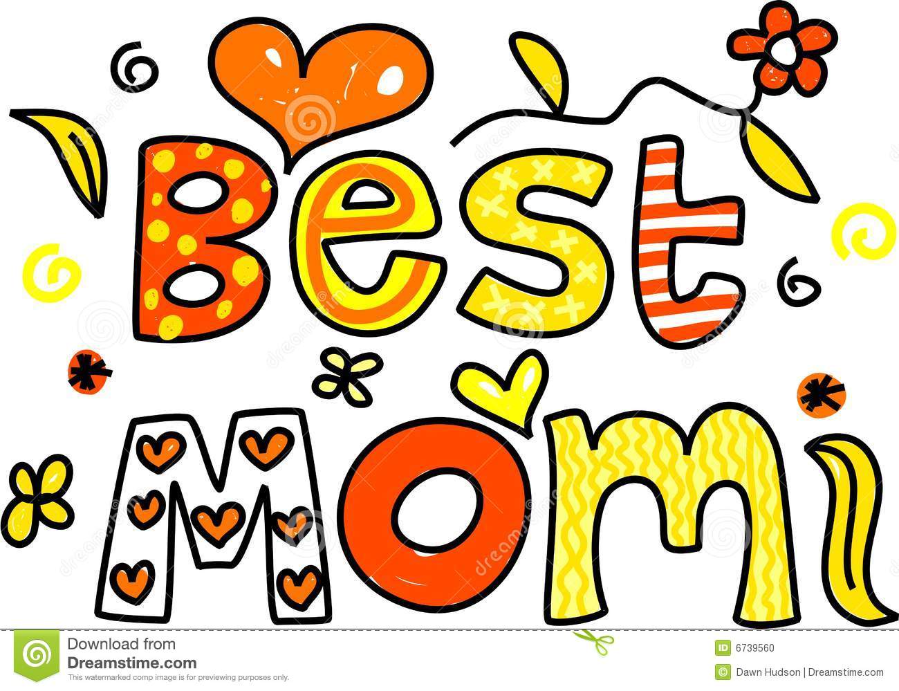 Ornamental Whimsical Text Saying Best Mom Mr No Pr No 4 3029 20