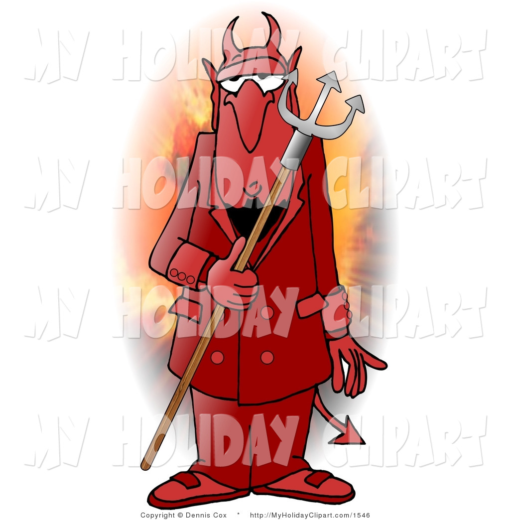 Red Man Wearing A Halloween Devil Costume Count Dracula Man Walking
