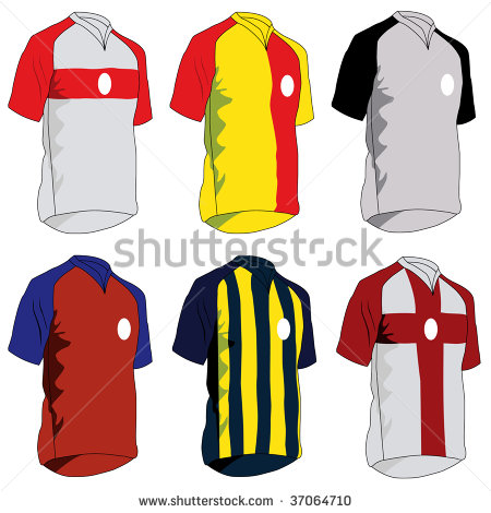 Sports Uniform Clipart Sport Uniforms   Stock Vector
