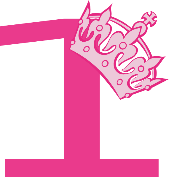 1st Birthday Pink Tiara Clip Art At Clker Com   Vector Clip Art Online