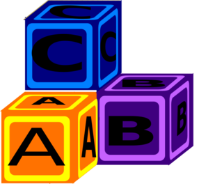 Abc Blocks Clip Art At Clker Com   Vector Clip Art Online Royalty    