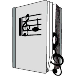 Book   Music 2 Clipart Cliparts Of Book   Music 2 Free Download  Wmf    