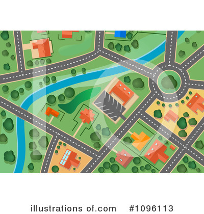 Clipart Street Map Royalty Free  Rf  Map Clipart