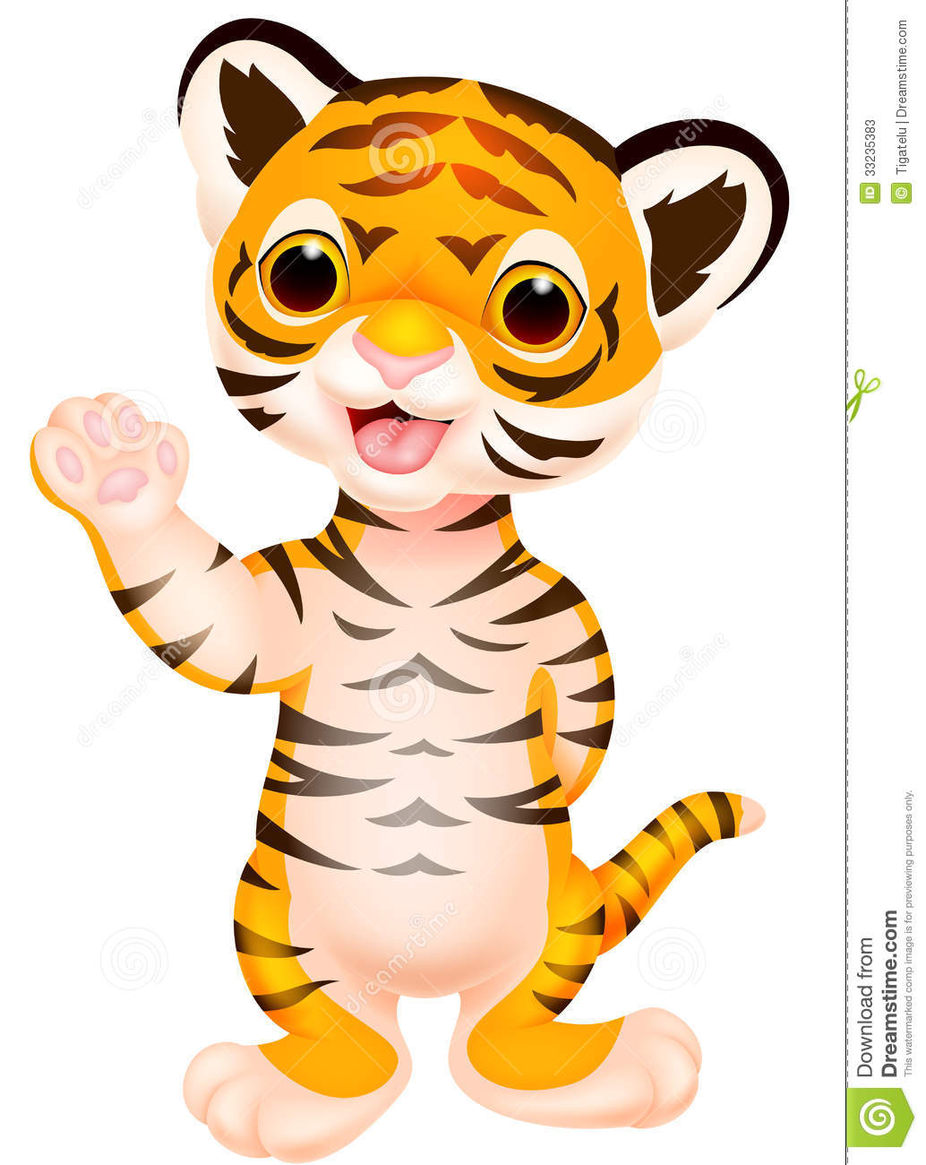 Cute Tiger Clipart   Hvgj