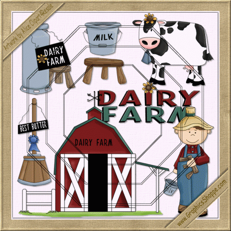 Dairy Farm Clip Art Http   Www Graphicsshoppe Com Index Php Main Page    