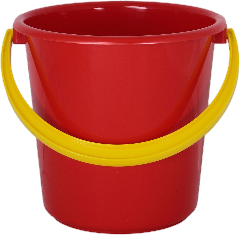 Download Png Image  Plastic Red Bucket Png Image