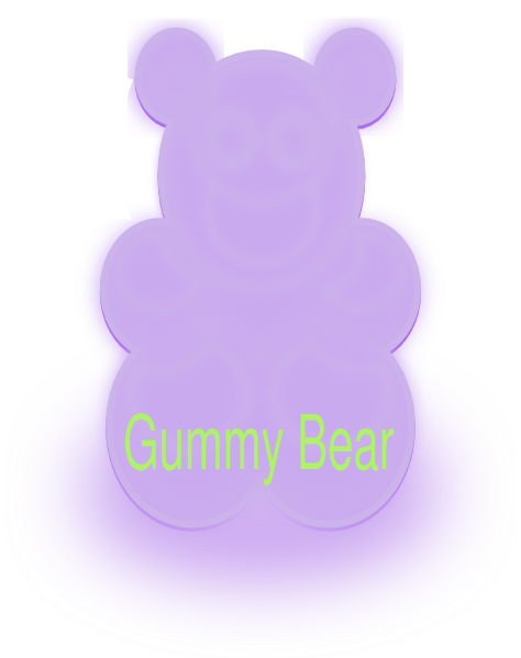 Gummy Bear4 Clip Art At Clker Com   Vector Clip Art Online Royalty    