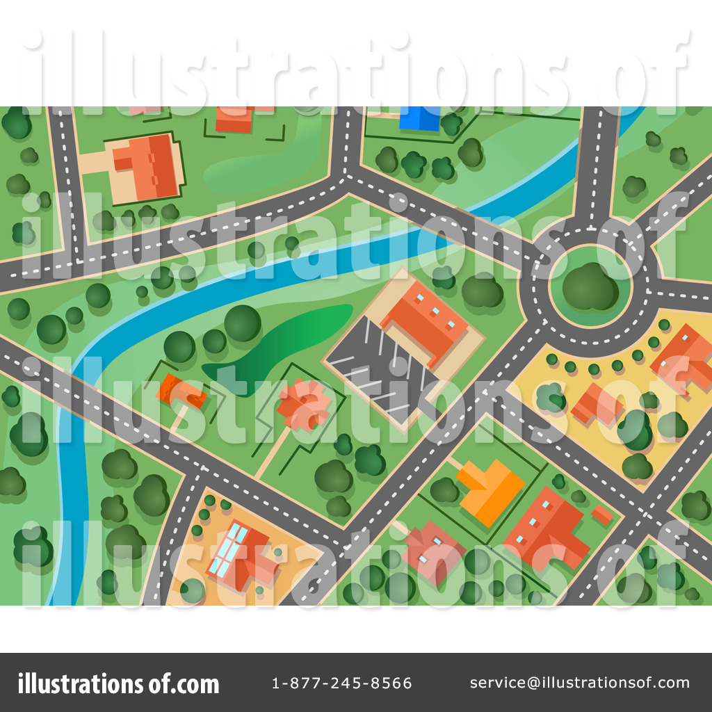 Map Clipart  1096113 By Seamartini Graphics   Royalty Free  Rf