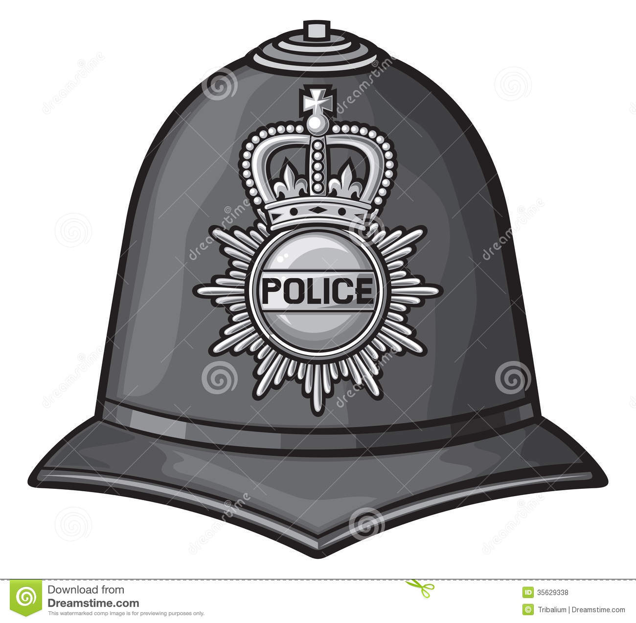 Police Hat Clip Art British Police Helmet Royalty