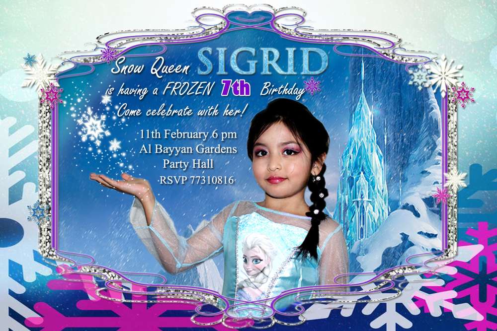 Sigrid S Frozen 7th Birthday