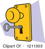 15 Locked Cliparts