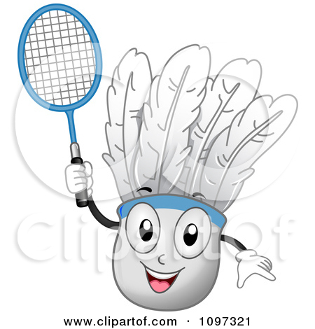 Badminton Birdie Cartoon