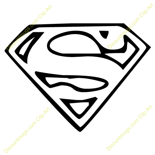 Clipart 12009 Superman Emblem   Superman Emblem Mugs T Shirts
