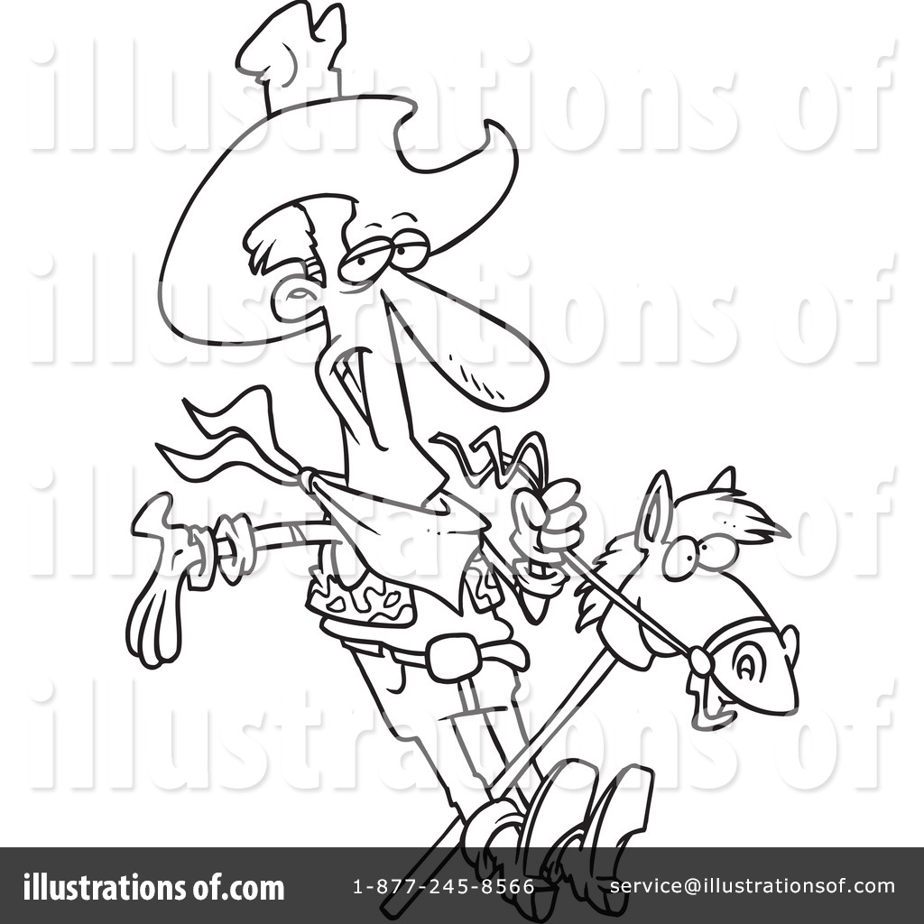 Cowboy Clipart  1047225 By Ron Leishman   Royalty Free  Rf  Stock