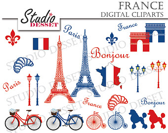 France Cliparts Paris Clip Art Re D And Blue Flag Eiffel Tower